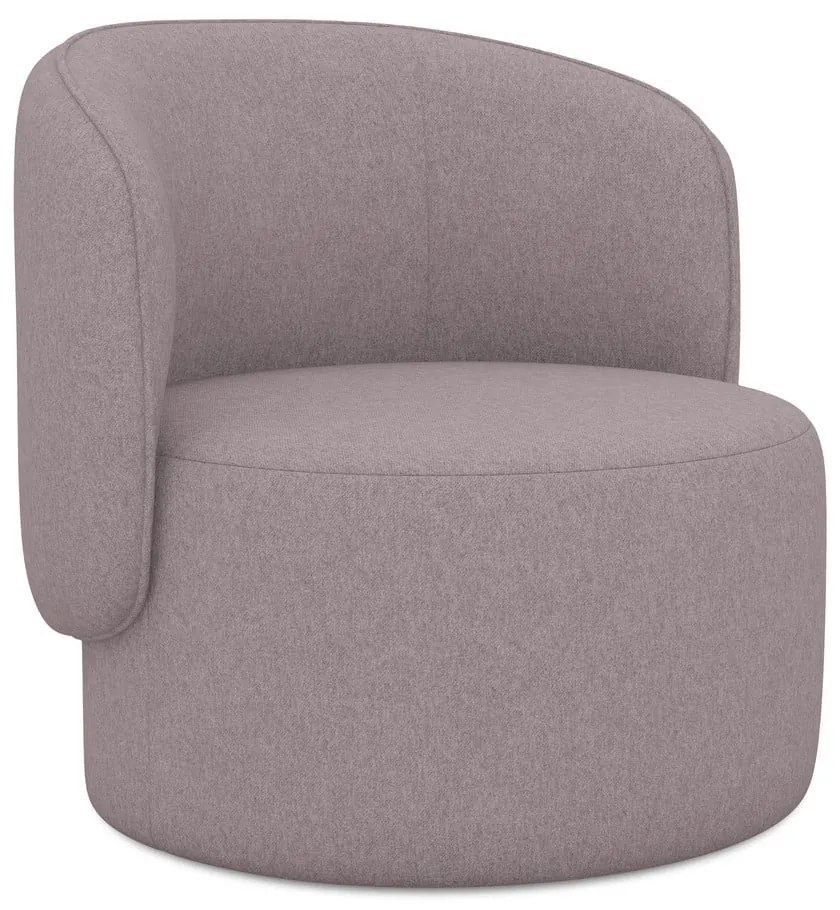 Kreslo v levanduľovej farbe Ipo – Makamii