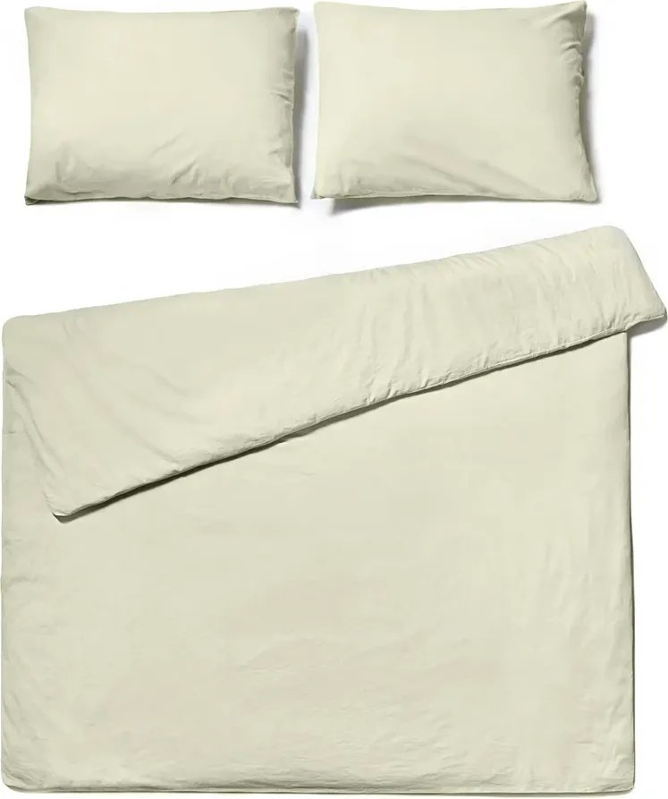 Bavlnené obliečky CALMORA svetlo béžové Rozmer obliečky: 2 ks 70 x 90 cm | 200 x 220 cm