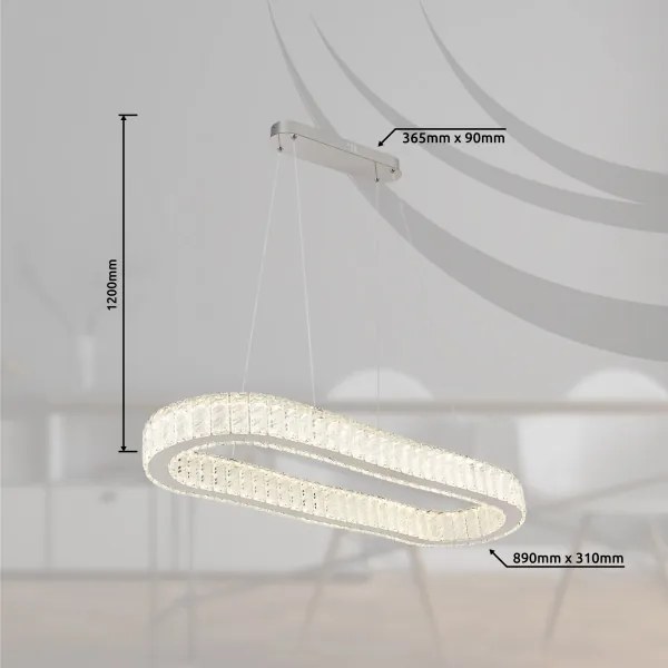 Globo 67162-58 - LED stmievateľný luster na lanku MUCKY 58W/230V 2700-6000K + DO