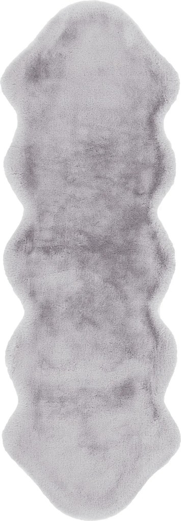 XXXLutz UMELÁ KOŽUŠINA, 60/180 cm, modrá, sivá - Online Only bytové doplnky - 005937001201