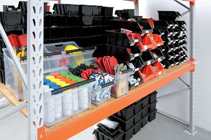 Prosperplast Úložný box, úzky s úchytom, systémový NUK, 58x38x26, 30 l