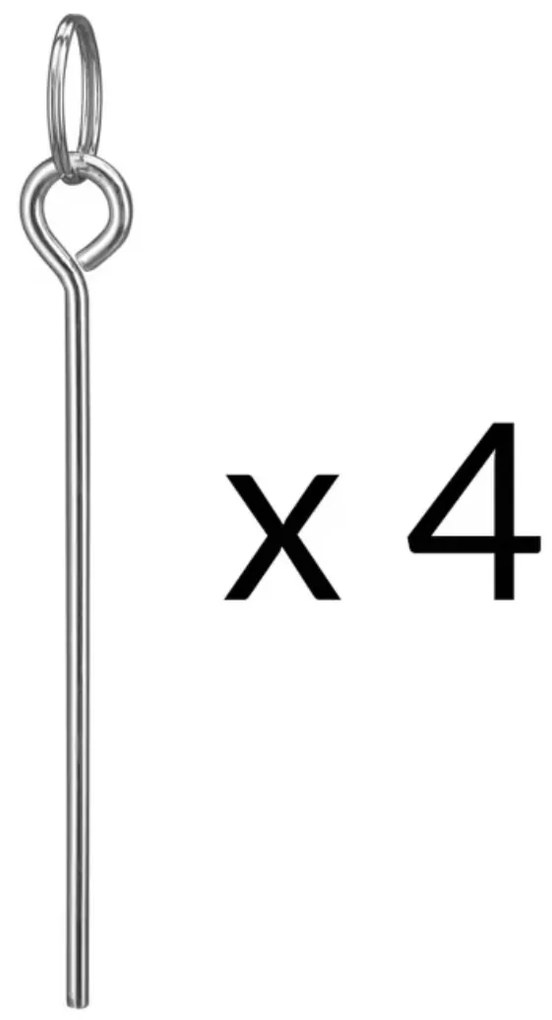 Hliníkový sušiak na bielizeň FALCO, 103×168 cm, strieborná Monzana