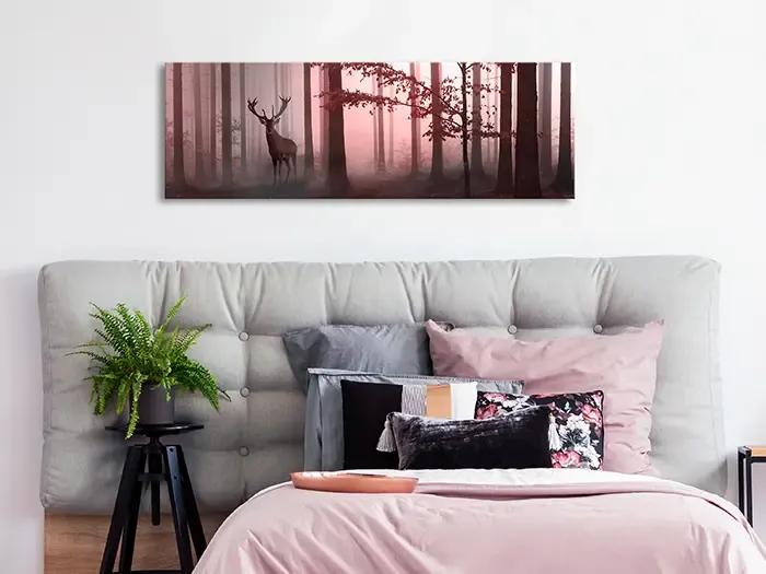 Artgeist Obraz - Morning (1 Part) Narrow Pink Veľkosť: 150x50, Verzia: Premium Print
