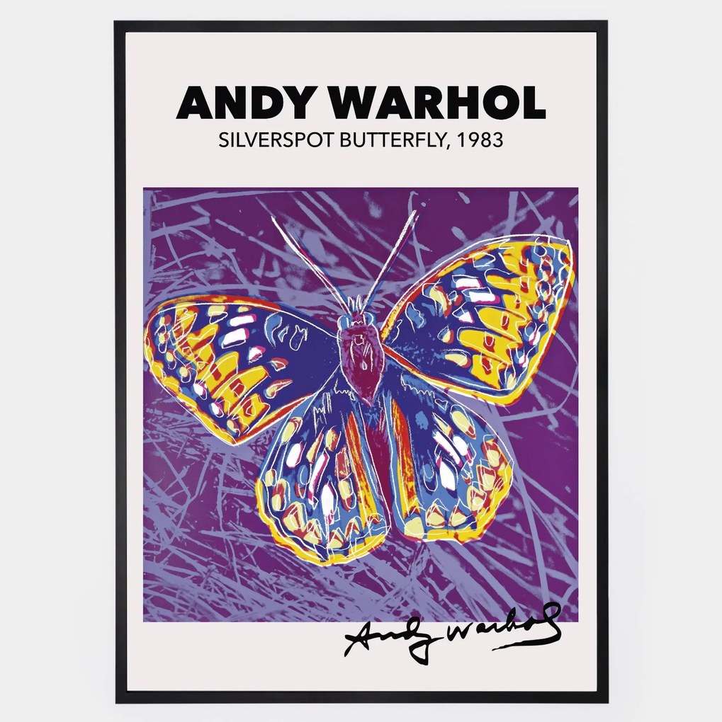 Plagát Silverspot Butterfly | Andy Warhol