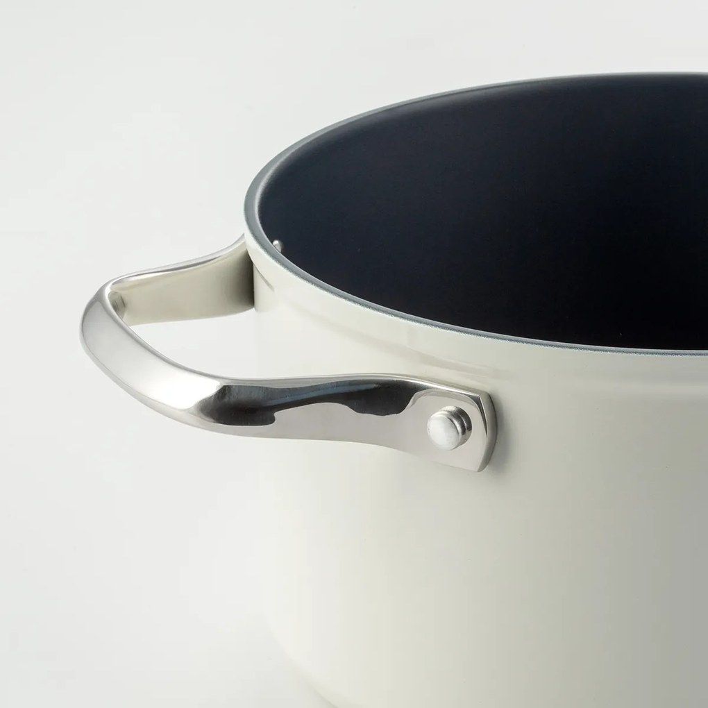Hrniec s titánovým povrchom krémový Ø 20 cm - Saturn Terra Lunasol - 601308