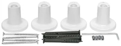 Elektrický sušiak na uteráky SILOUETTE 187W/230V 101,1 cm IP44 biela pravá zaokrúhlený