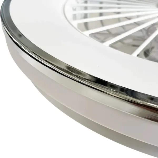 LED Stropné svietidlo s ventilátorom OPAL LED/48W/230V + diaľkové ovládanie