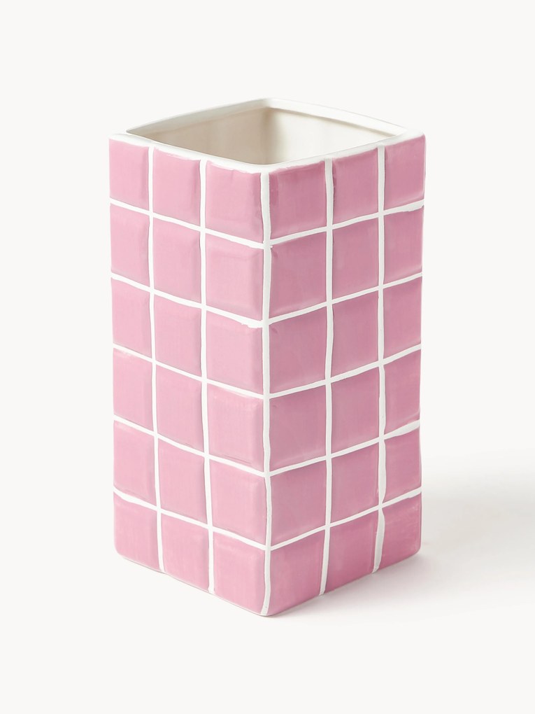 Dizajnová váza Tile, V 21 cm
