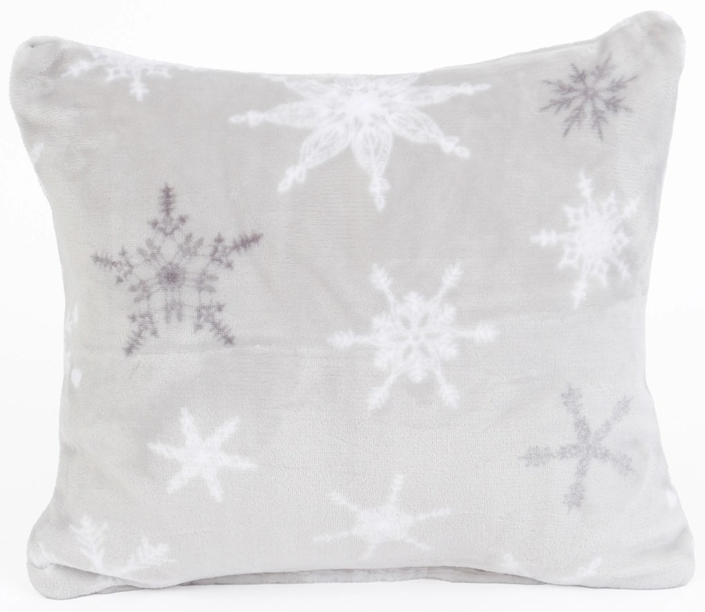 Obliečka na vankúš mikroplyš Exclusive 40 × 40 cm - Frozen sivá