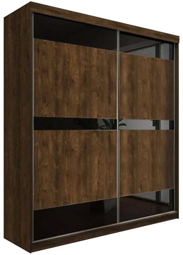 Skriňa Top 16 200 tmavý jaseň