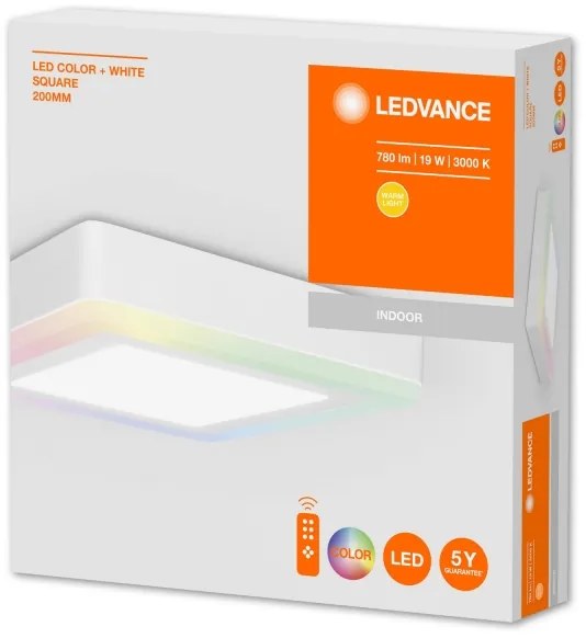 Ledvance - LED RGB Stmievateľné stropné svietidlo LED/19W/230V + DO