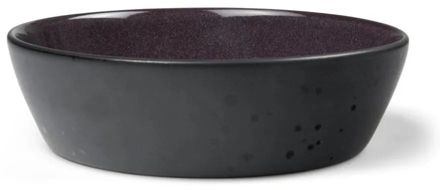 Čierna/fialová kameninová miska Gastro Black/Purple – Bitz