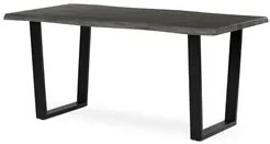 Autronic BONTEC Jedálenský stôl 160x90cm, mdf, sivý dub, HT-F4216 GREY Farba: Hnedá
