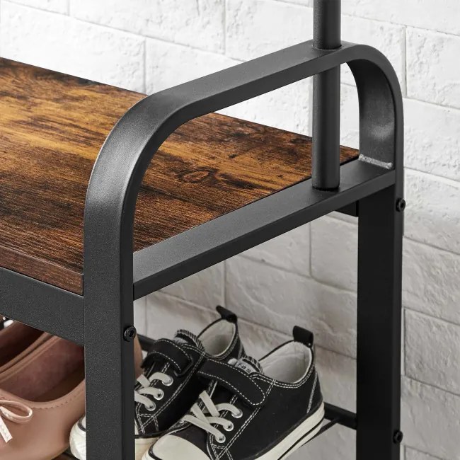 Stojan na kabáty s botníkom HSR400B01