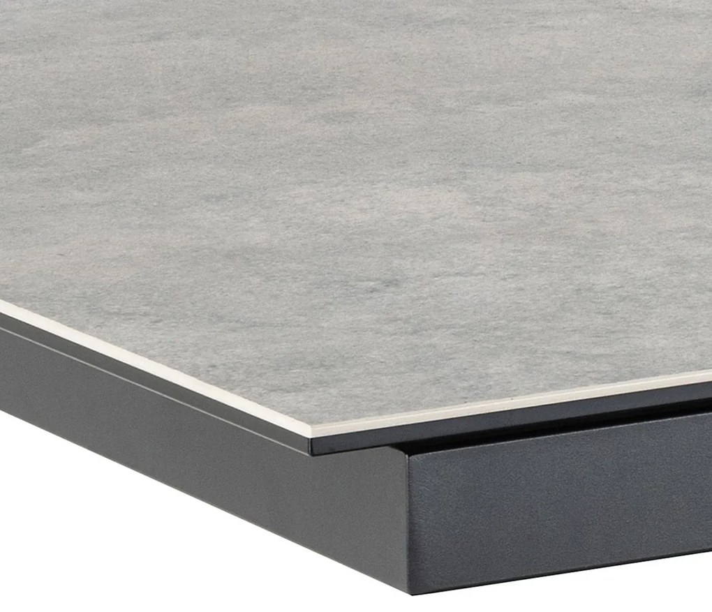 Jídelní rozkládací stůl Heaven 200/240 cm šedý/černý