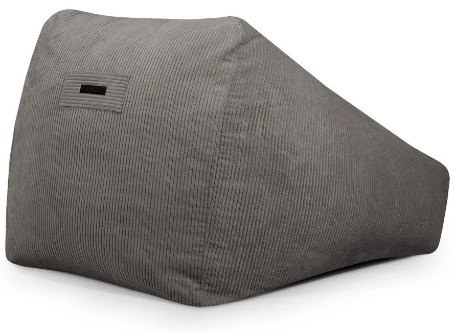 Tmavohnedý menčestrový sedací vak Sofa Snug – SLOWDOWN