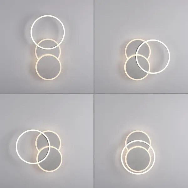 Leuchten Direkt 14116-55 - LED Stropné svietidlo LED/25,5W/230V matný chróm