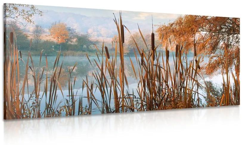 Obraz rieka uprostred jesennej prírody Varianta: 120x60