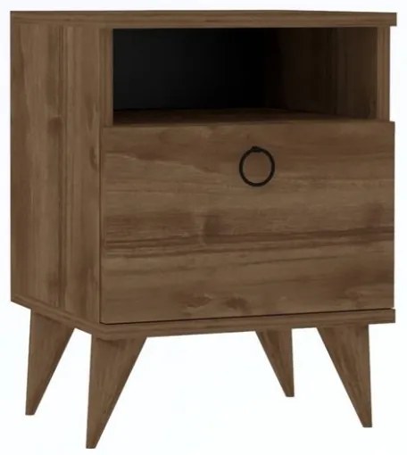 Nočný stolík BARLO 50x40 cm hnedá