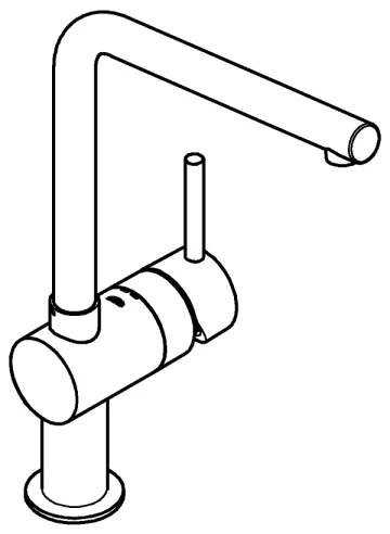 GROHE 31375000 - Drezová batéria A 360 mm lesklý chróm