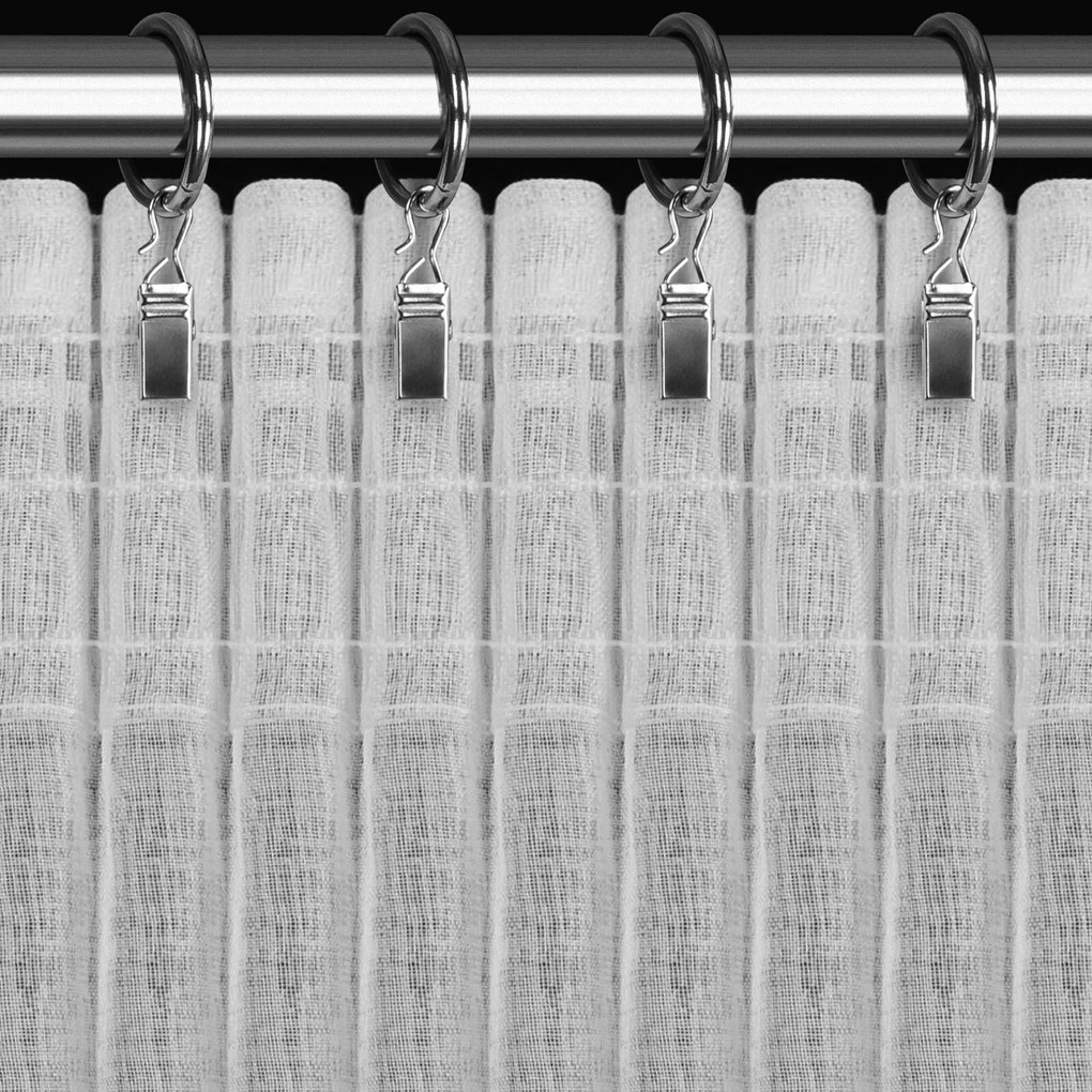 ZÁCLONA NA PÁSKE ELPIDIA 350X250 CM BIELA