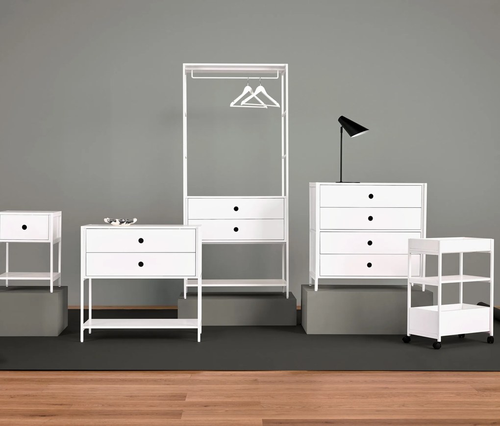 Regál »KLAAR« na kolieskach