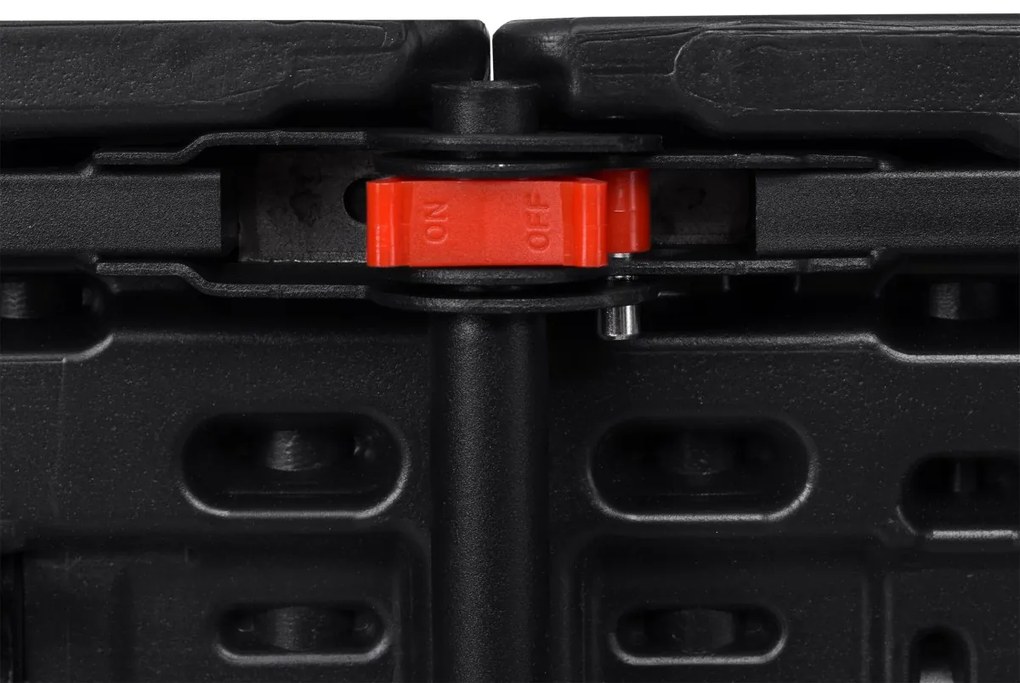 Cateringový stôl ratan 180 cm čierny