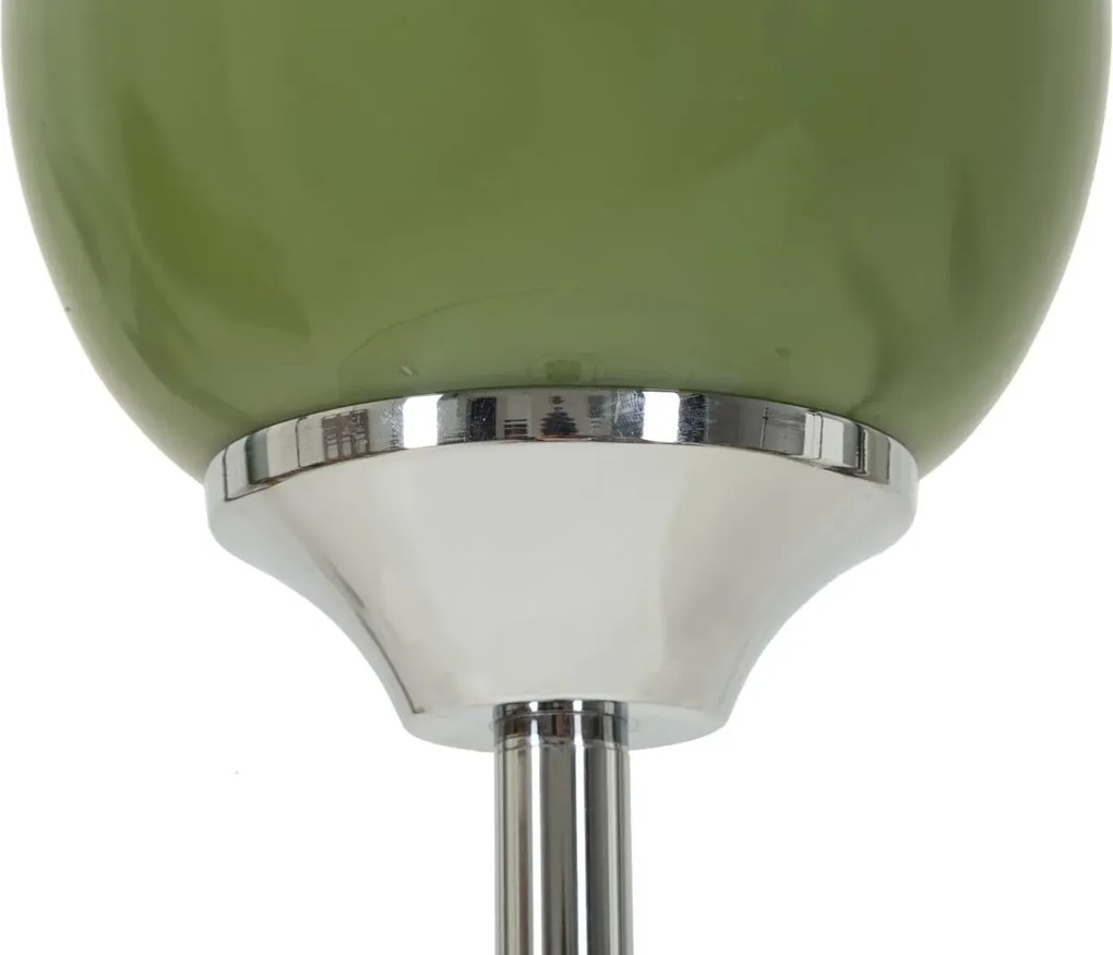 Stojacia lampa Eva 160 cm strieborná/čierna/zelená