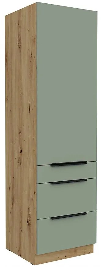 Kuchynská skrinka Aria-Sa/Ar Anti Fingerprint 60dks-210 1f 3s