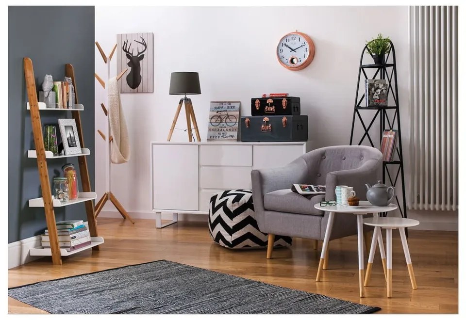 Okrúhle odkladacie stolíky v súprave 2 ks Viborg – Premier Housewares