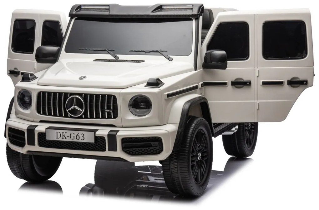 Elektrické autíčko Mercedes G63 AMG 4x200W XXL - biele