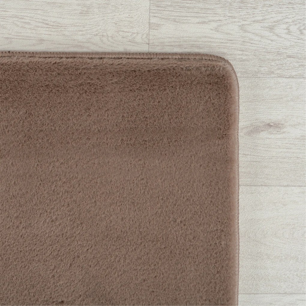 Ayyildiz, Koberec behúň Joy 1400 mocca, 80x250, hnedá, chodba / predsieň