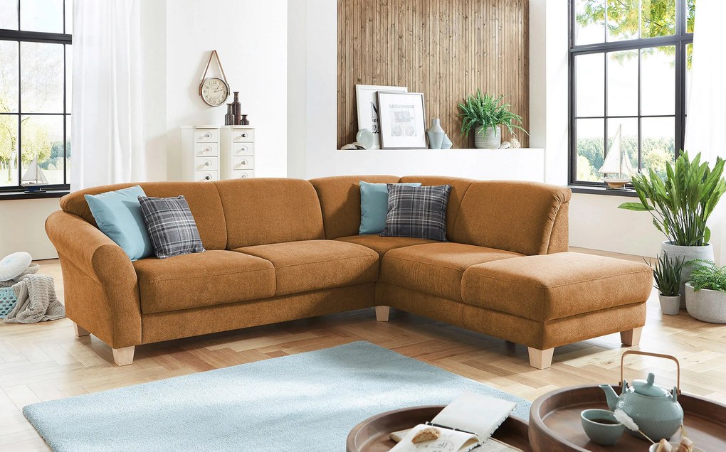 XXXLutz ROHOVÁ SEDAČKA, textil, terakotová Sit & More - Sedačky - 000144005323