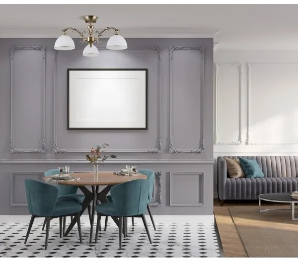 ITALUX PND-5122-3 - Prisadený luster FENEZA 3xE27/40W/230V