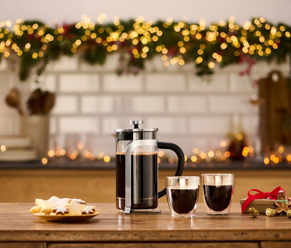 2 dvojstenné poháre na caffè crema