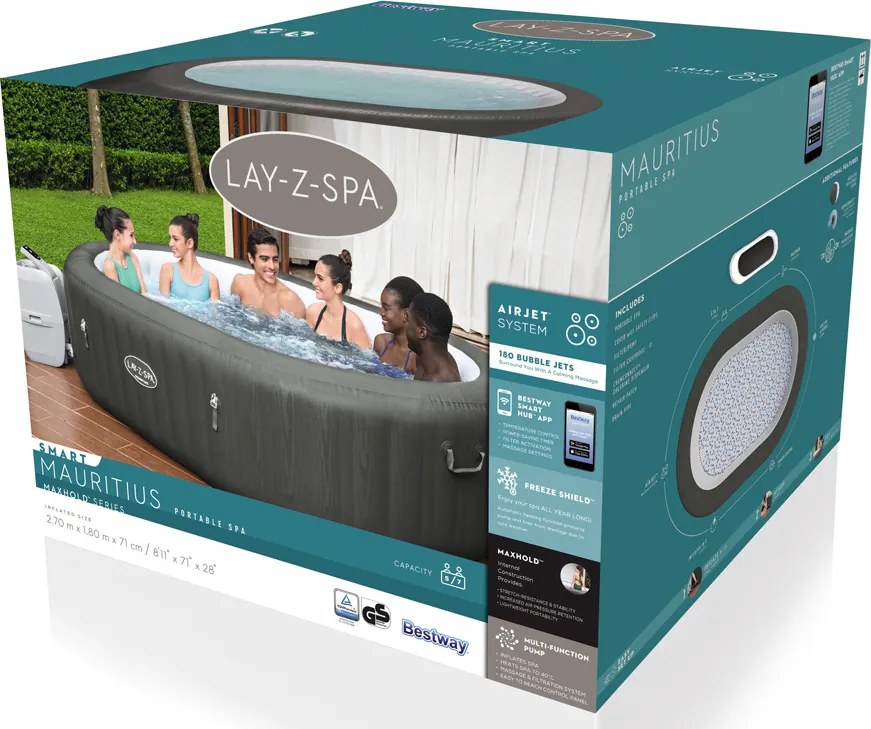 Vírivka Bestway 60067 Lay-Z-Spa Mauritius Jacuzzi