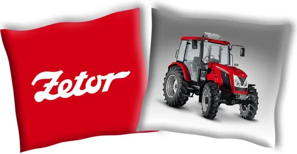 SDS Obliečka na vankúšik Traktor Zetor 2 bavlna 40/40 cm