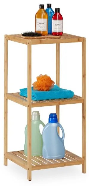 Bambusová polica s 3 policami, RD45317