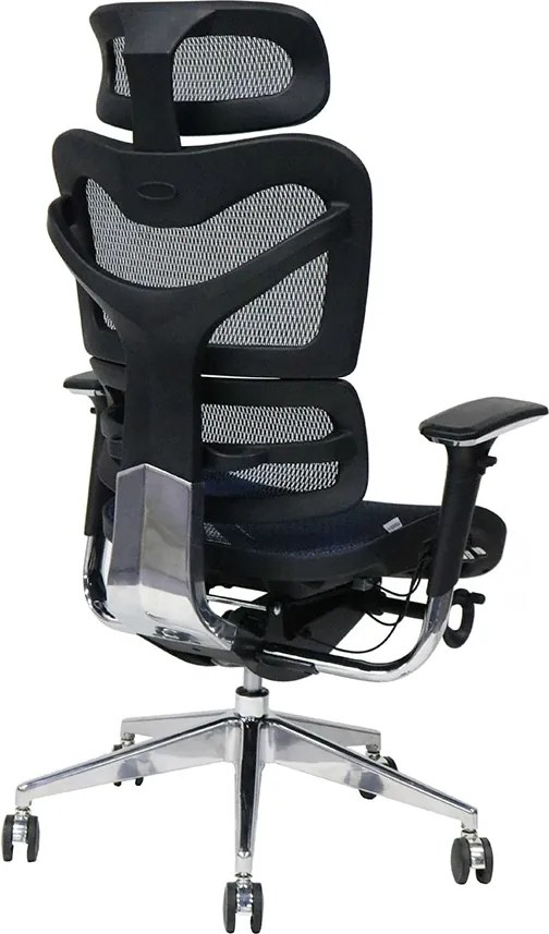 Ergonomická sieťovaná kancelárska stolička MOSH Airflow 702 – modrá