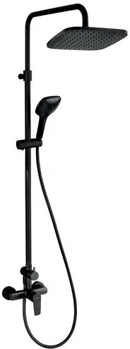 Novaservis Metalia 58 sprchový systém s pákovou batériou čierna set071/58,5 SET07158.5