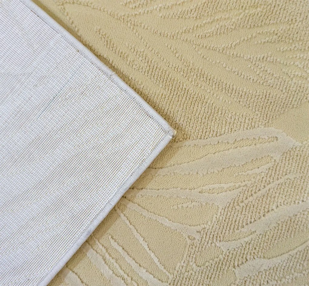 BE Koberec Zurich 1925 YELLOW – žltý obdĺžnikový Rozmer: 60x100 cm