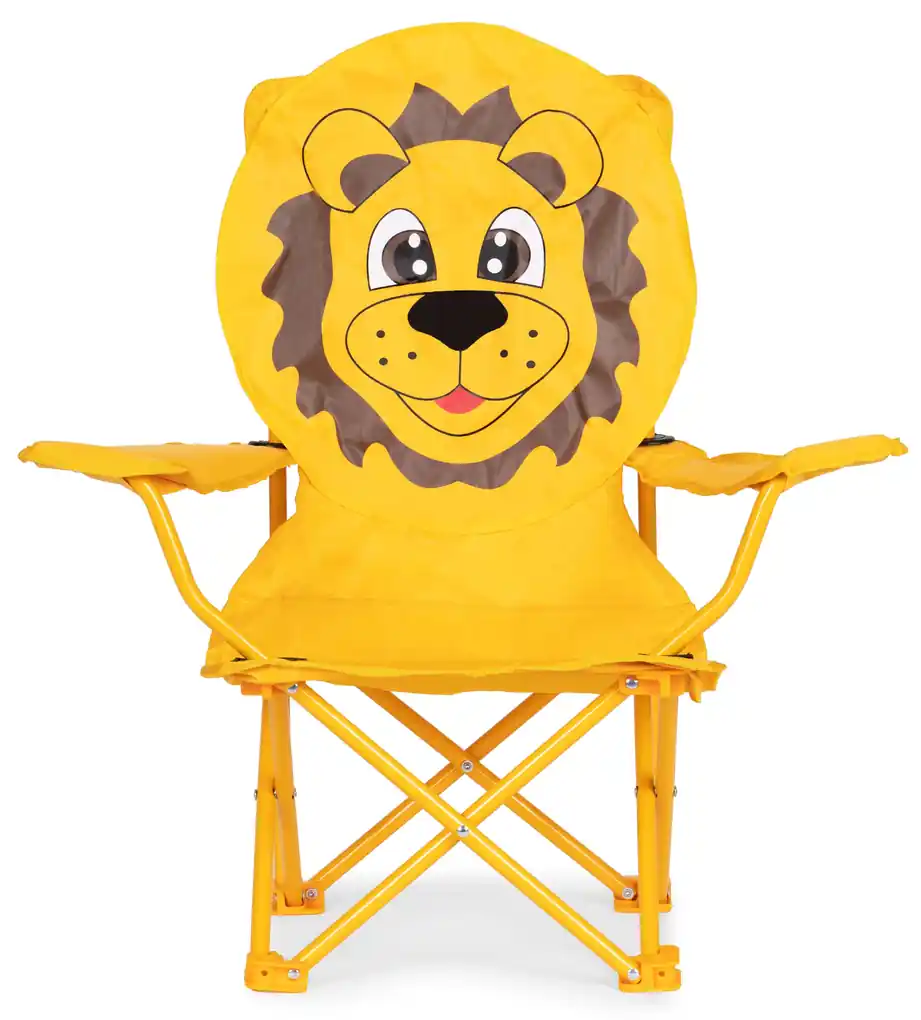 Skladacia stolička pre deti turistická stolička s taškou Lion | BIANO