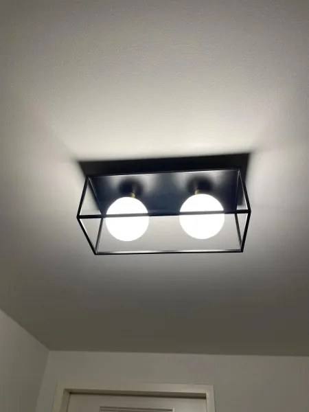 Ledvance - Vonkajšie nástenné svietidlo DECOR SQUARE 2xG9/28W/230V IP44