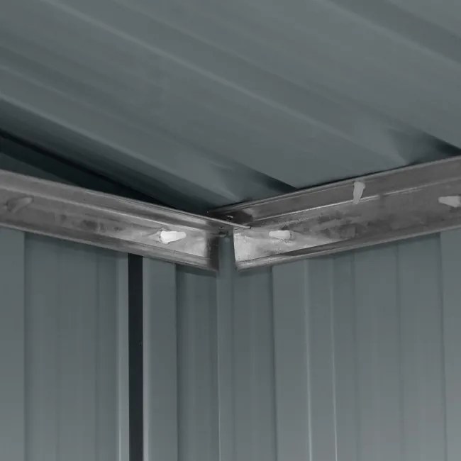 Záhradný domček BestBerg ZDR-2A / 2,4 m² / 110 x 217 x 191 cm / sivá