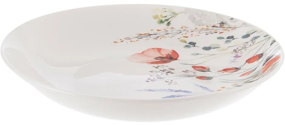 Orion Sada porcelánových hlbokých tanierov Mak20,5 cm, 6 ks
