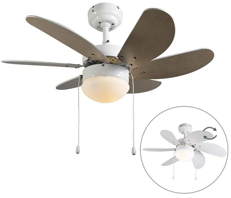 Stropný ventilátor biely - čerstvý 3