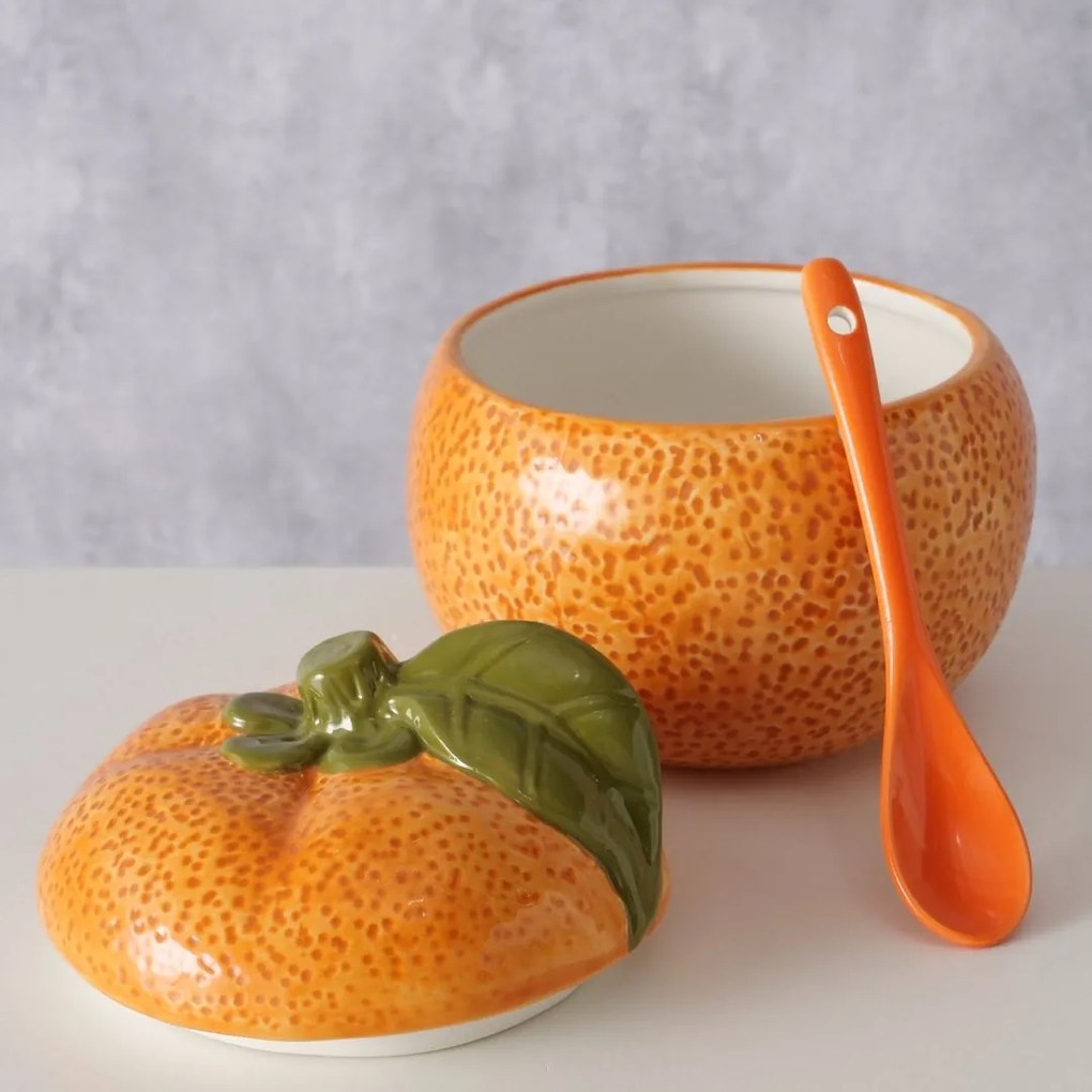 BOLTZE Keramická cukornička Orange, 480 ml