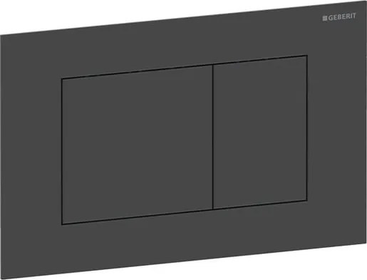 Geberit Sigma40 ovládacie tlačidlo oceľ čierna mat 115.629.14.1