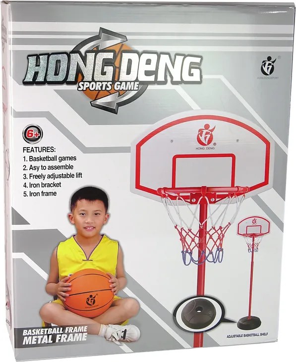 LEAN Toys Basketbal Nastaviteľný basketbal pre deti Basketbalová záhrada