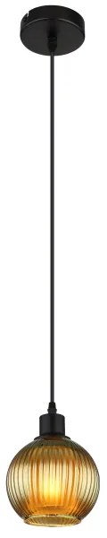 Globo 15638G - Luster na lanku ZUMBA 1xE27/25W/230V pr. 15 cm zelená